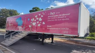 Nos dias 23 a 27 de janeiro serão realizados exames de mamografia na carreta.