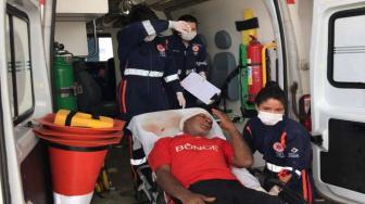 O pai segue consciente para o Hospital Regional de Araguaína (HRA), onde ele permanece internado em estado estável.