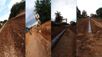 As obras fazem parte do contrato dos R$10 milhões assinado pelo o prefeito no mês de novembro.