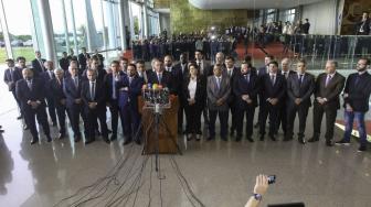 Bolsonaro agradeceu votos recebidos.