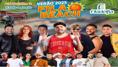 Prefeitura de Filadélfia divulga programação da temporada de praia 2025