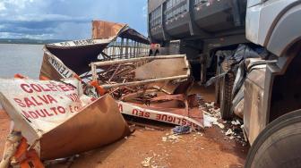 Rosinélia Rodrigues de Souza, de 32 anos, passou por cirurgias e após melhora, deixou hospital. Acidente aconteceu em fevereiro, no Rio Tocantins, em Porto Nacional, e ainda está sendo investigado.