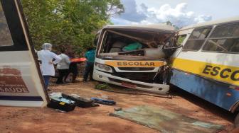 Batida foi em uma estrada na zona rural de Pindorama, nesta sexta-feira (18). Pacientes estão estáveis e sob cuidados da equipe multiprofissional do hospital.