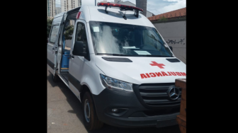 A ambulância chega no município nesta sexta-feira (31) pronta para uso.