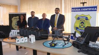 Governo do Tocantins reforça estrutura da Polícia Científica e entrega drones avaliados em mais de R$ 300 mil