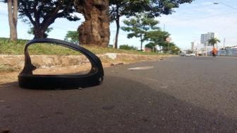 Ele trabalhava em uma pizzaria na cidade. Acidente foi em frente ao Parque de Exposições.