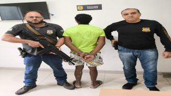 Agressor foi capturado após agredir companheira com socos no rosto e fugir sob efeito de álcool