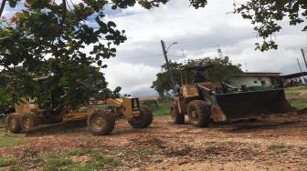 O reparo foi feito poucas horas depois do ocorrido.
