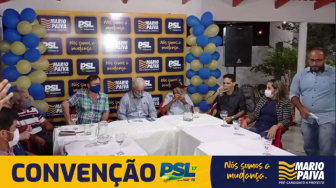 Mario Paiva é o pré-candidato a prefeito e o vice é a pessoa de Chico Doido.