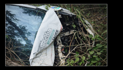 Carro da Saúde de Filadélfia sofre acidente na TO-222 após veículo invadir contramão