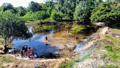 Comunidade se une para tentar recuperar o antigo balneário Cunhãs em Filadélfia