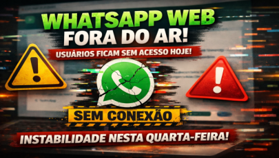 WhatsApp Web apresenta instabilidade nesta quarta-feira (8) e deixa usuários sem acesso