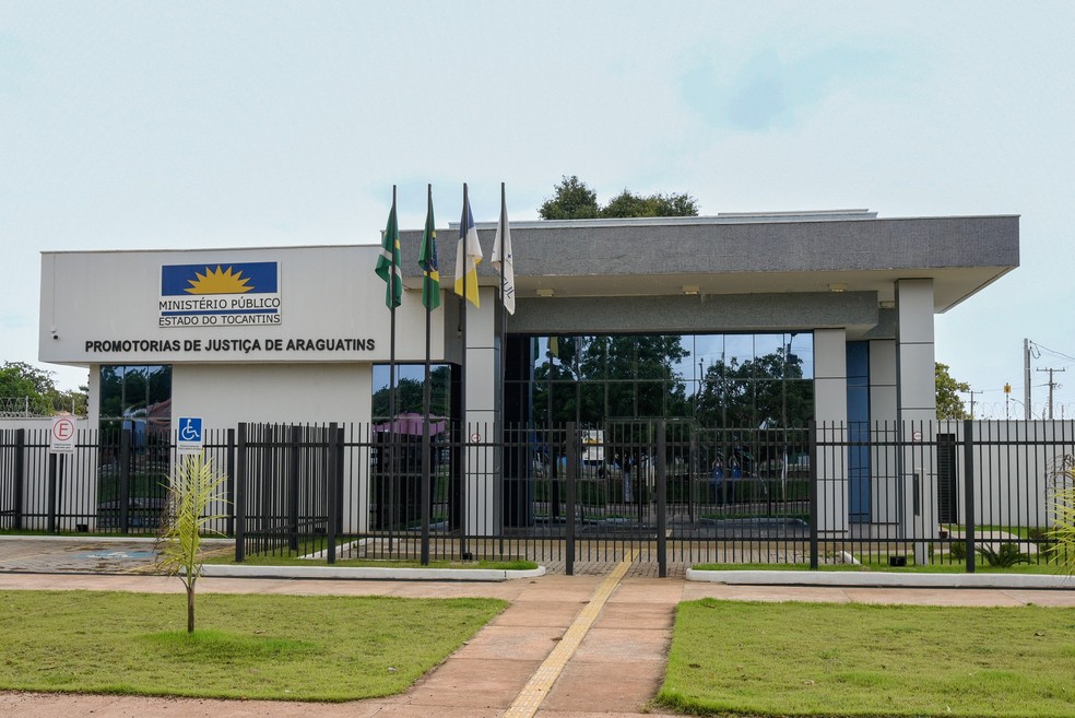 Sede do Ministério Público em Araguatins — Foto: Marcelo de Deus/ MPTO