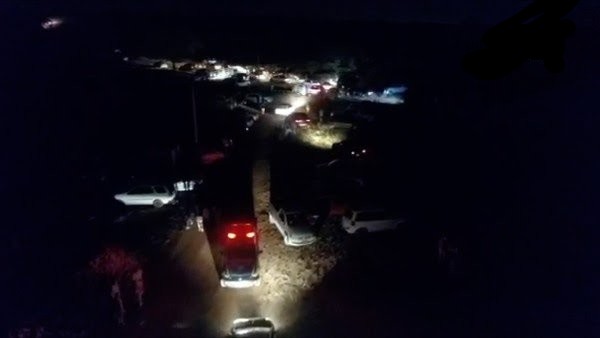 Participantes de festa deixaram o local após a chegada da fiscalização — Foto: Divulgação/Força-tarefa de fiscalização em Gurupi