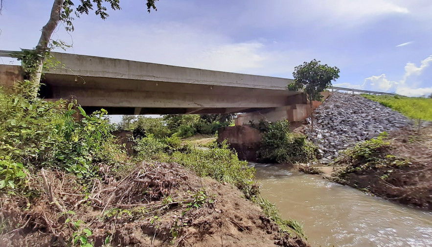 Governo do Tocantins conclui nova ponte sobre o córrego Extrema na TO-387, entre Conceição e Paranã