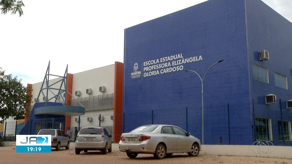 Escola Professora Elizângela em Palmas faz parte da rede estadual — Foto: Reprodução/TV Anhanguera