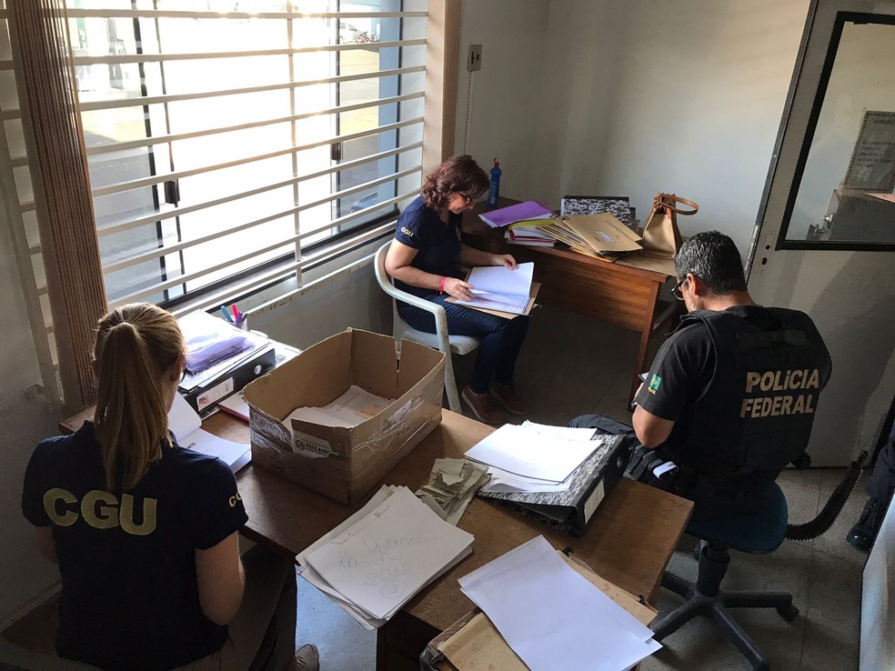PF e CGU fazem operação no Tocantins — Foto: Divulgação/PF