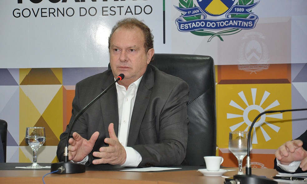 Mauro Carlesse está afastado do cargo de governador do Tocantins — Foto: Esequias Araújo/Governo do Tocantins
