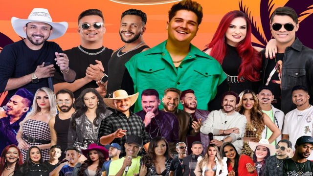 Artistas que farão shows na praia de Filadélfia na temporada 2024. — Imagem: Reprodução/Instagram/Ascom Filadélfia